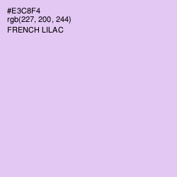 #E3C8F4 - French Lilac Color Image